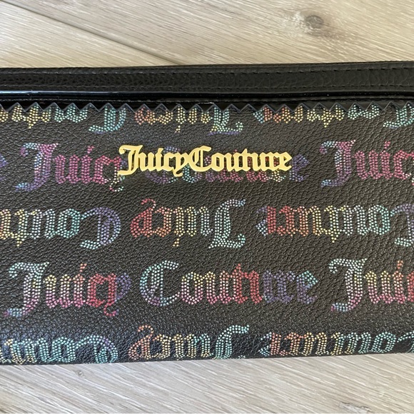 Juicy Couture Rainbow Logo Wallet Wristlet - Picture 2 of 7